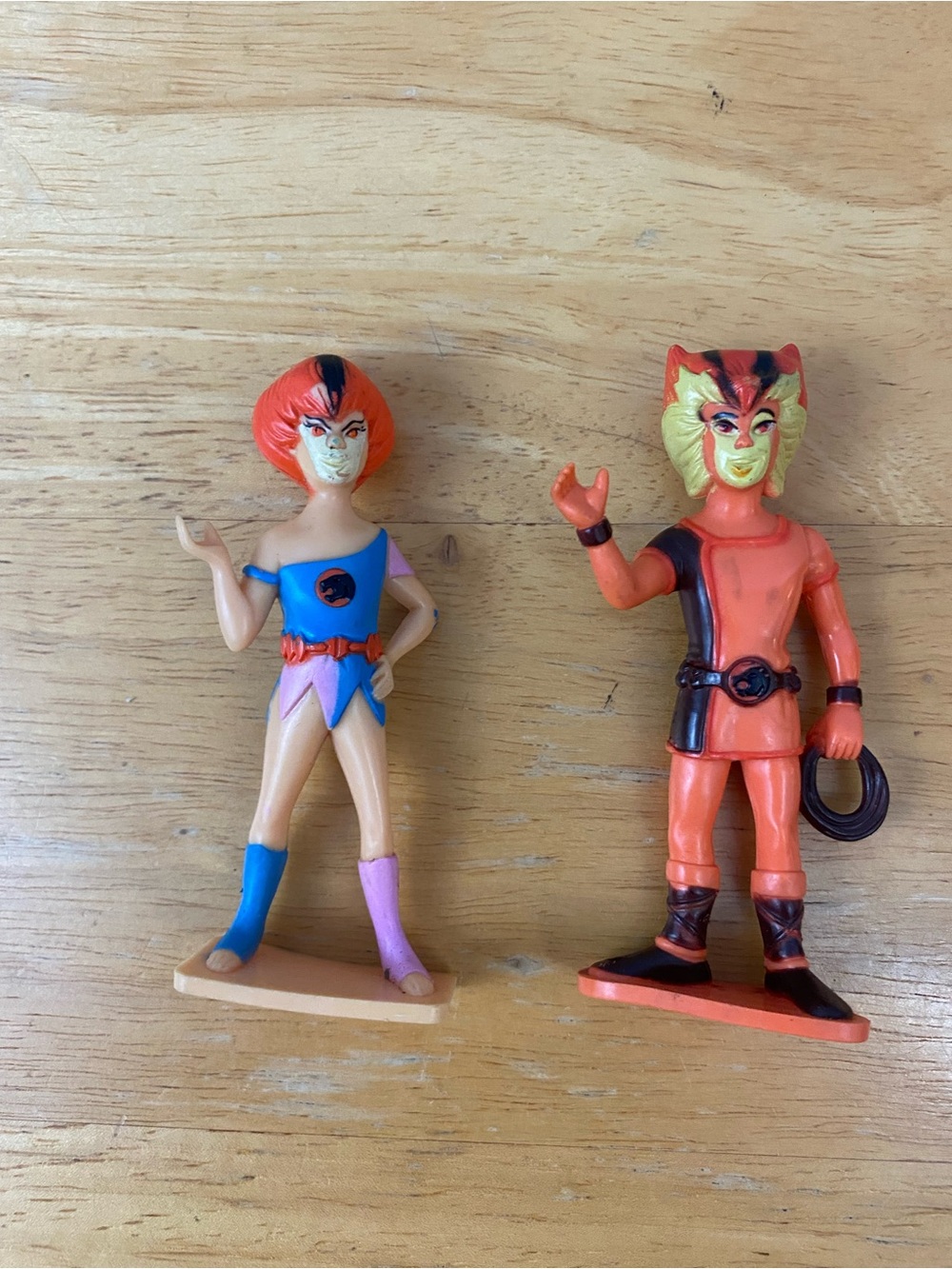 1985 LJN Toys
ThunderCats ThunderKittens, WilyKat & WilyKit Mini Action Figures